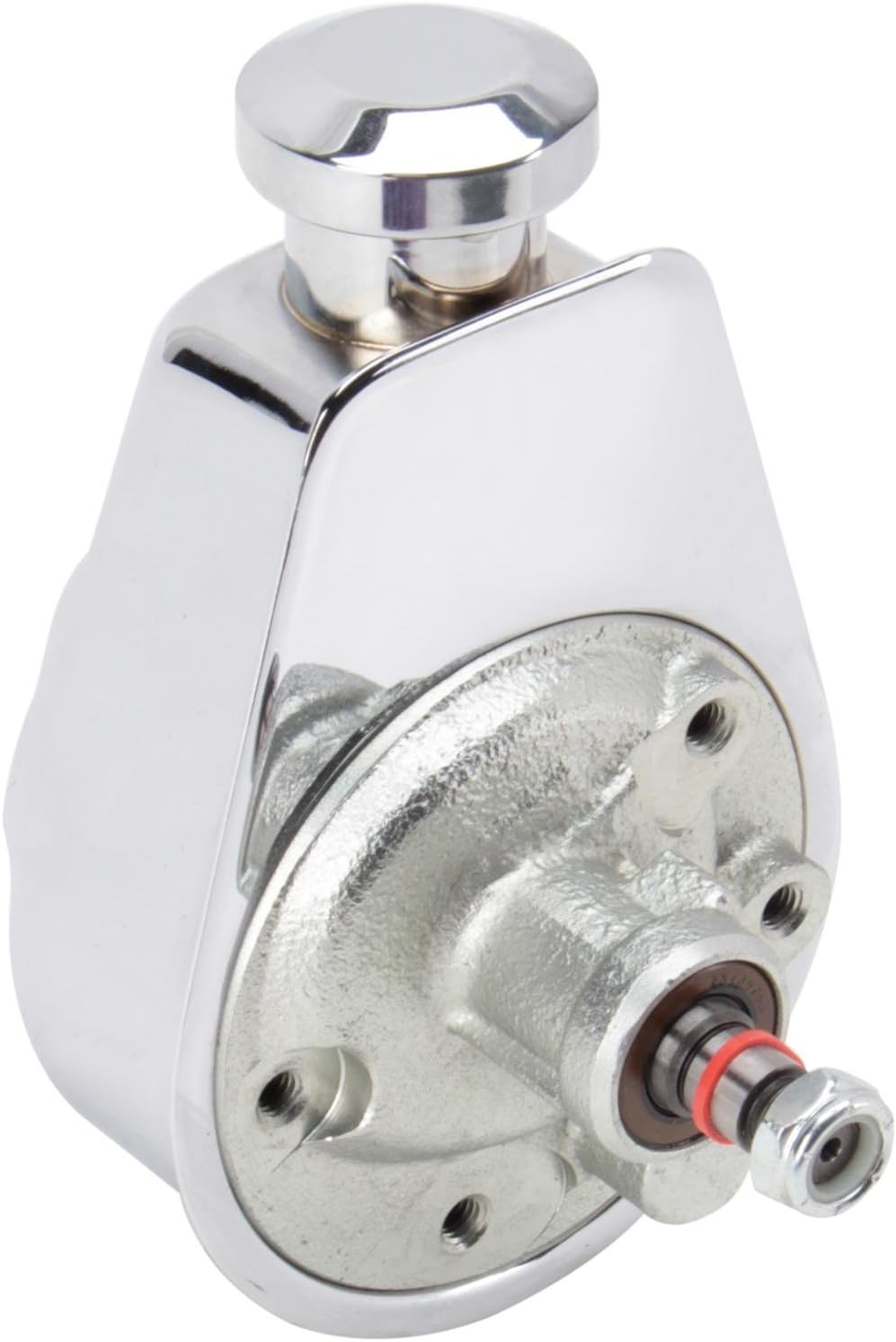 Tuff Stuff Power Steering Pump, Saginaw, 3 gpm, 1200 psi, Steel, Black Powder Coat, Universal, Each