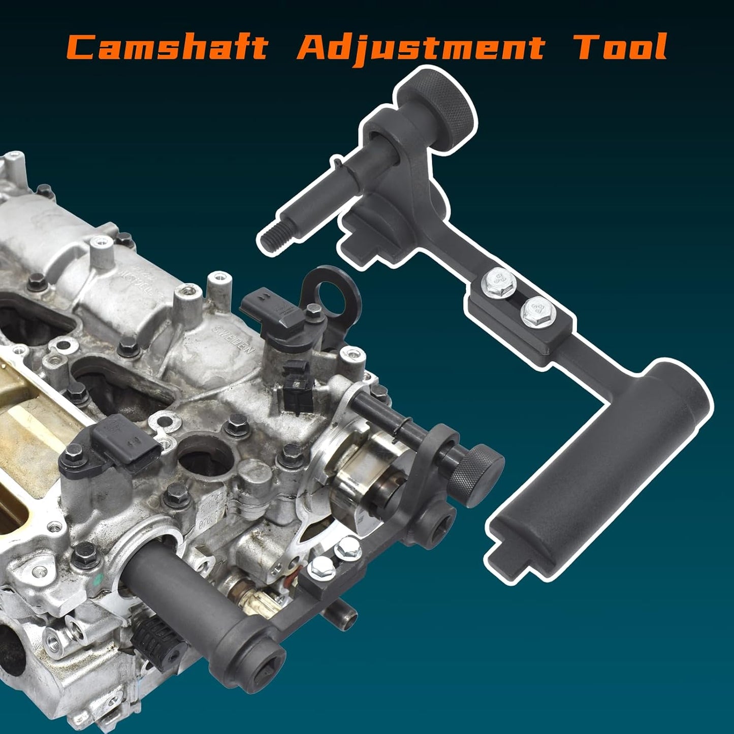 Camshaft Alignment Tool Kit, Timing Tool Kit Compatible with New Volvo 2.0T S60 S80 V60 V70 XC60 XC70 XC80 with B4204/B4154 Engine, Camshaft Chain Timing Tool