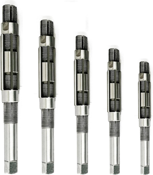 Adjustable Hand Reamer Tool H12 To H16 Sizes - 1-1/16" to 2-7/32" Reaming Tool for Precise Hole Finishing with Carbon Steel Blades - Hand Tools Reamers for Metal & Wood - 26.98mm-56.35 mm