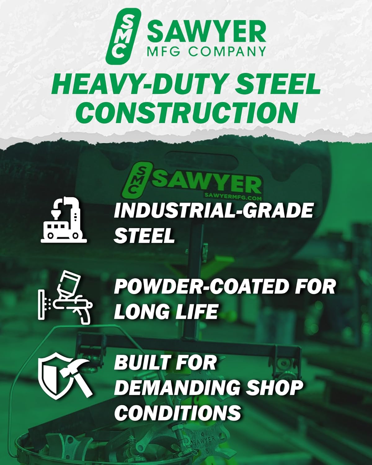 Sawyer Mfg Angle Grinder Holder & Cutter – Adjustable Grinder Base Bracket with Durable Steel Construction, Multi-Functional Tool Organizer, and Magnetic Tool Holder Strip for Workshop Accessories