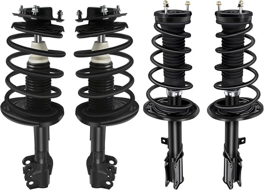 AUTOMUTO Strut Spring Assembly Front and Rear Pair Shock Absorber FWD for 2004-2006 for Toyota Camry,2004-2006 for Lexus Es330, 2004-2006 for Toyota Solara Replace for 172205 172206 172207 172208