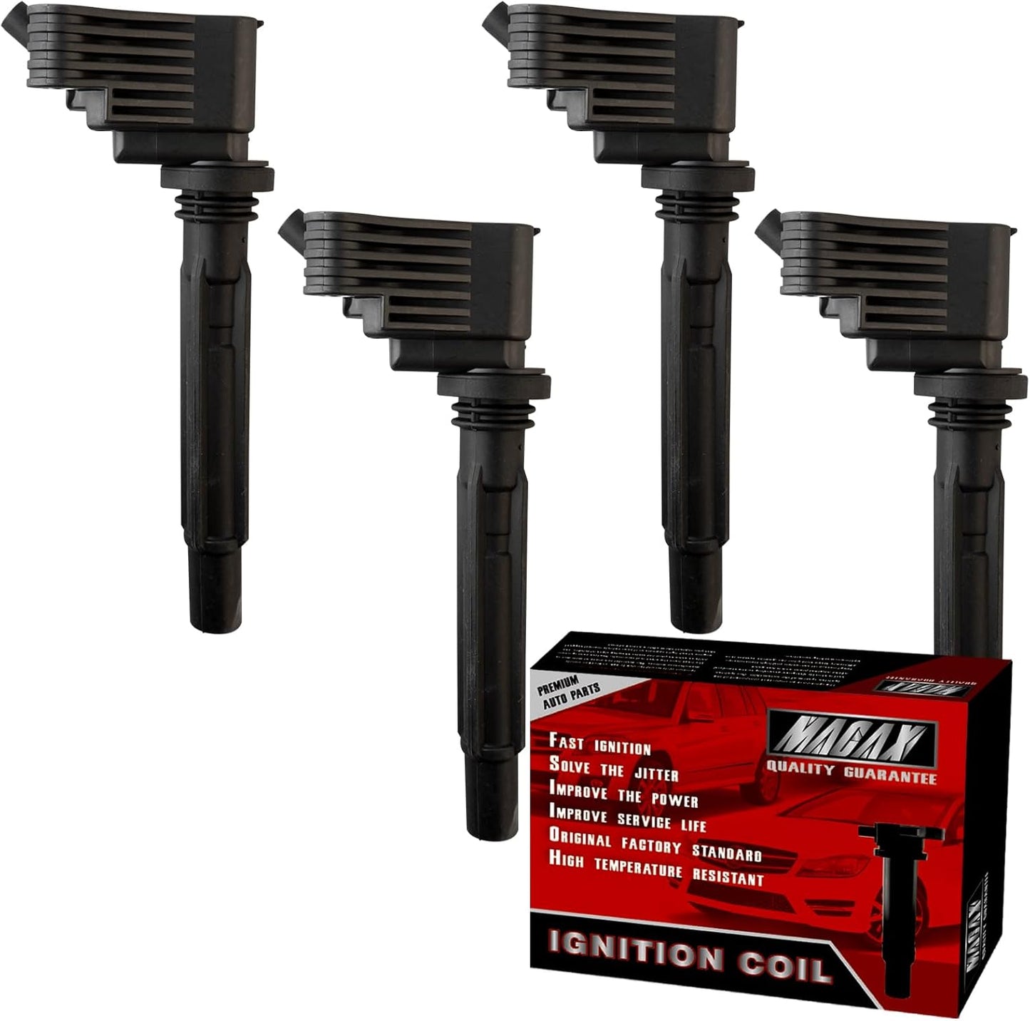 Set of 6 Ignition Coils Pack Compatible with 2007-2017 Nissan Infiniti Maxima Quest Pathfinder Murano Altima Q50 QX60 FX35 3.5L V6 UF550