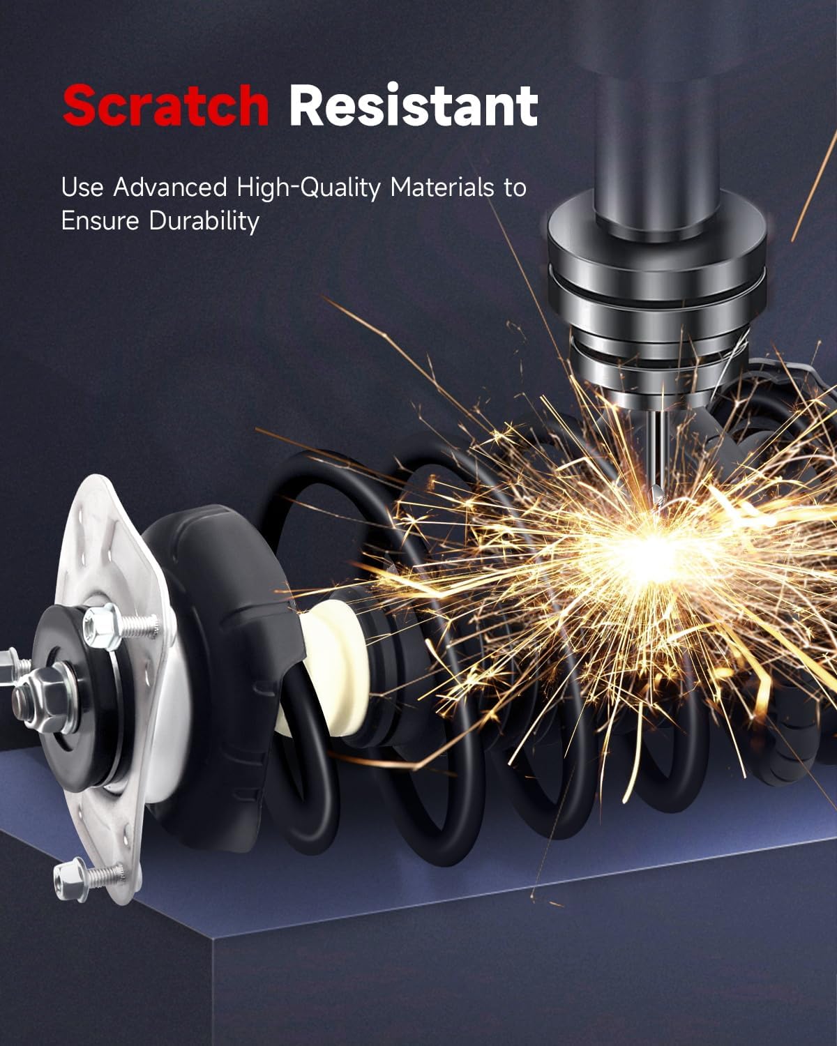 Complete Struts Shock Absorbers Fits for 2001-2009 for Volvo S60 1999-2006 for Volvo S80 2001-2007 for Volvo V70 CCIYU 11861 11862 Quick Struts Assembly Front Pair Struts AWD