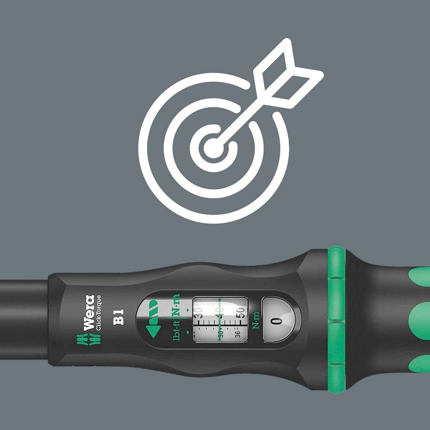 Wera Click-Torque B1 Torque wrench Drive 10-50 Nm