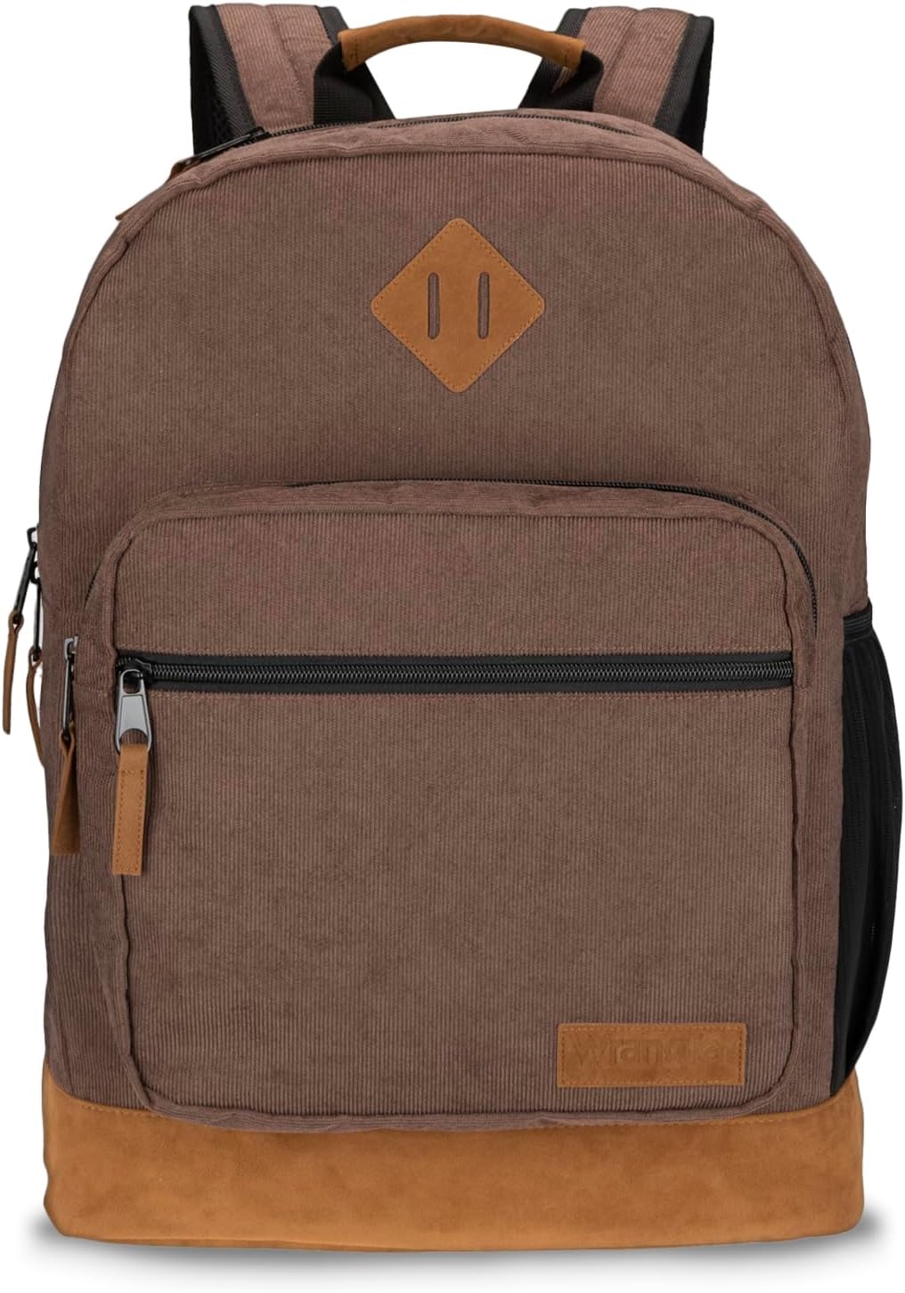Wrangler Yellowstone Sturdy Backpack for Travel Classic Logo Water Resistant Casual Daypack for Travel with Padded Laptop Notebook Sleeve (New Retro)