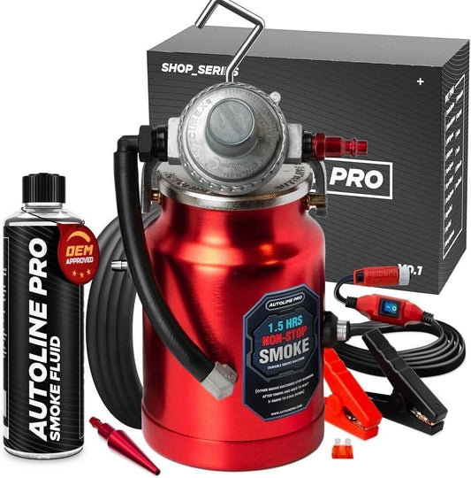 AutoLine Pro EVAP High Volume Smoke Machine Leak Tester – Shop Series - Automotive Smoke Tester for Vacuum Leak Detection - Car Smoke Machine with Ceramic Smoke Coil and Best Ranked Smoke Fluid