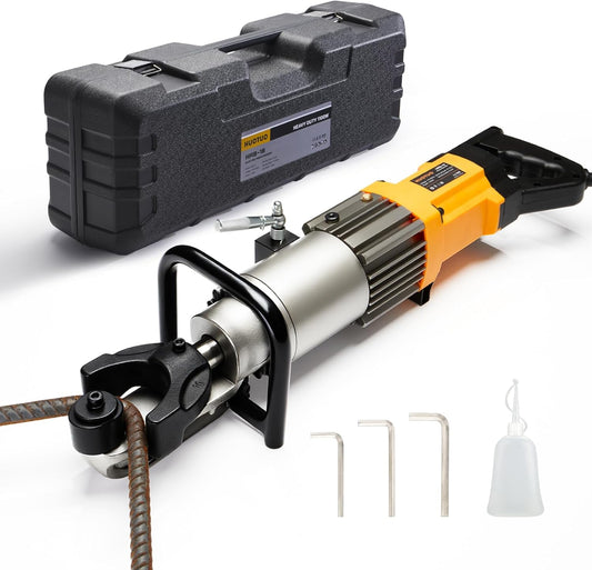 5/8" Electric Hydraulic Rebar Bender 1100W Portable Hydraulic Rebar Bending Machine [TÜV Rheinland North American Certificated] 6-16 mm Rebar within 2-2.5s Easy Bending Rebar Steel Bar HRB16
