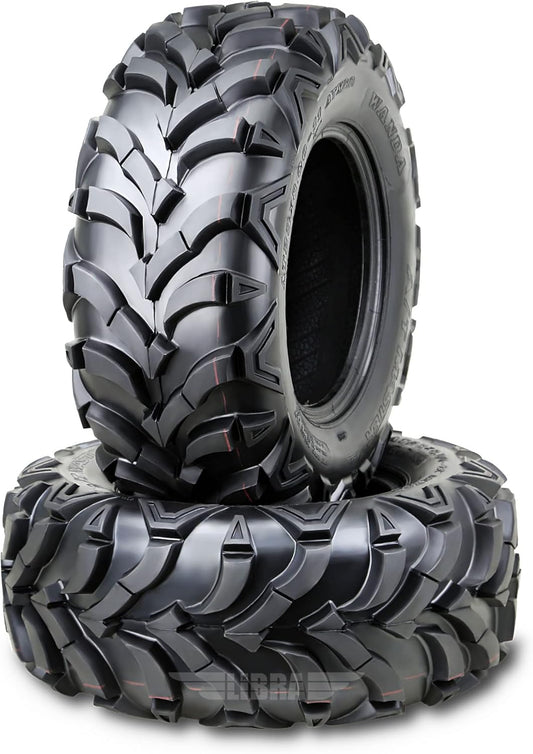 WANDA (Set 2) UTV ATV Tires 27x9-14 27x9x14 8-Ply Solid Mud 20mm tread