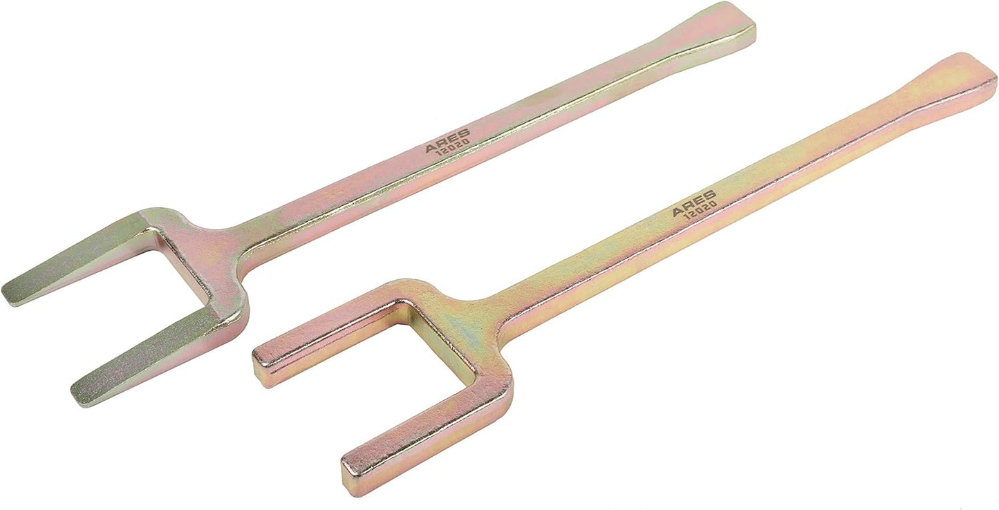 ARES 12109 – 13 Piece Master Inner Tie Rod Tool Set – Includes 12 Chrome Moly Crowfoot Wrench Adapters – Service Inner Tie Rods Without Removing Rack and Pinion – Includes Storage Case