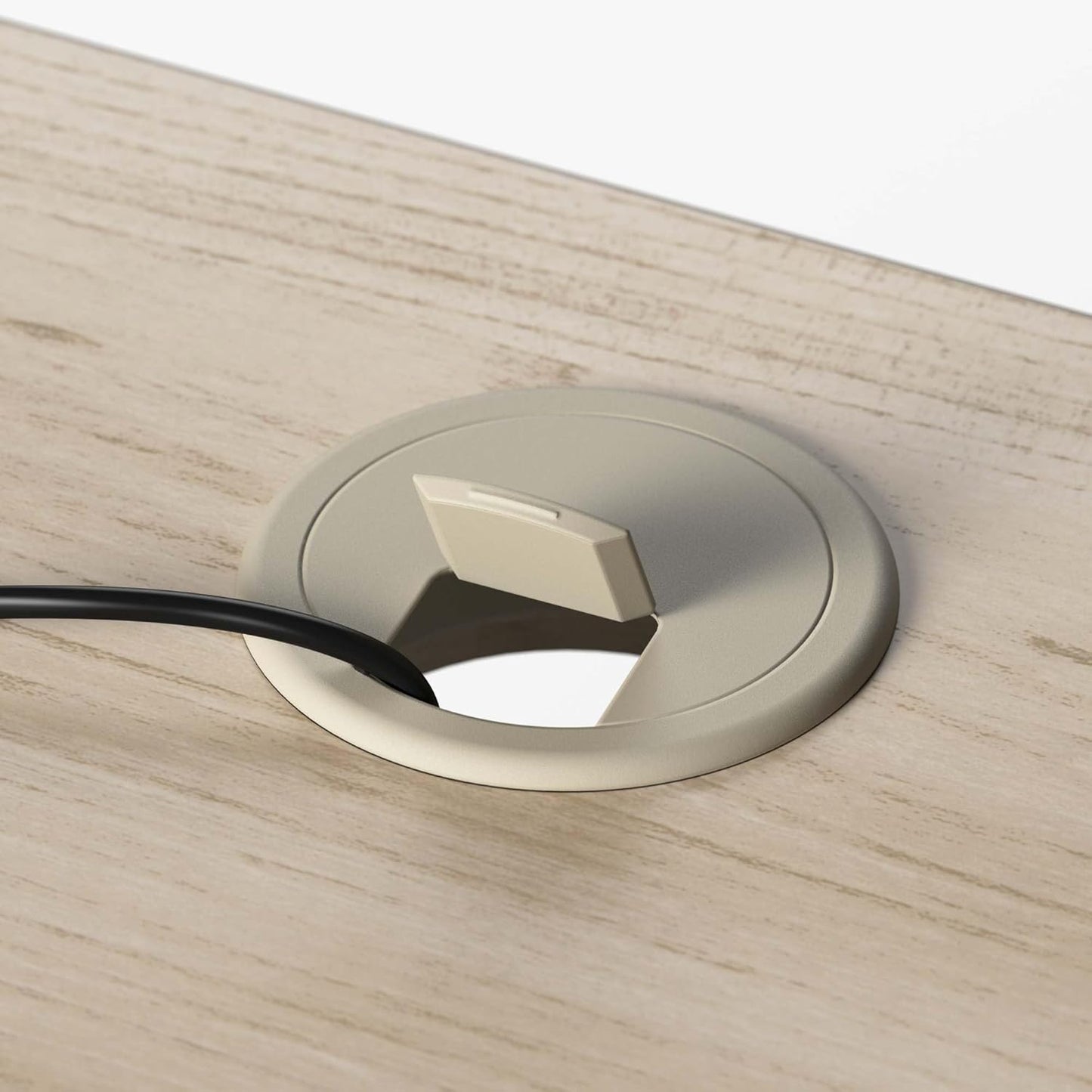 Bush Business Furniture Studio C 72W x 24D Credenza Desk in Natural Elm, Computer Table for Home or Professional Office