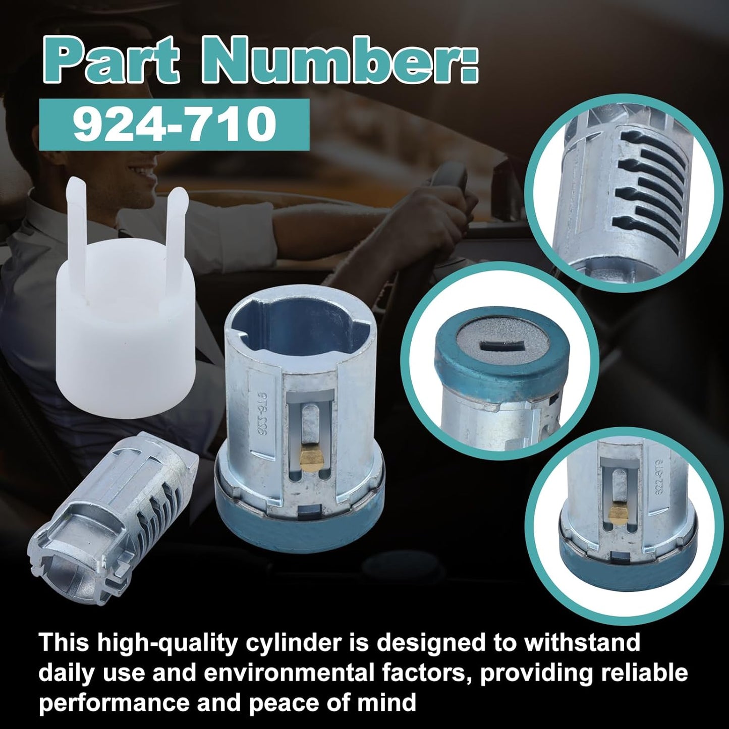 924-710 Ignition Lock Cylinder Compatible with Select Ford/Lincoln/Mercury Models