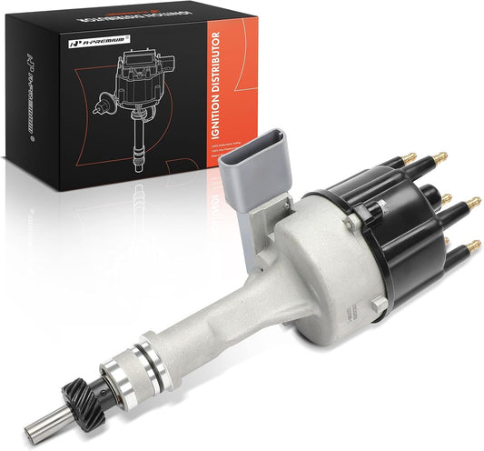 A-Premium Ignition Distributor with Cap and Rotor Compatible with Ford Ranger 1983-1985, Aerostar 1986, Bronco II 1984-1985, 2.8L