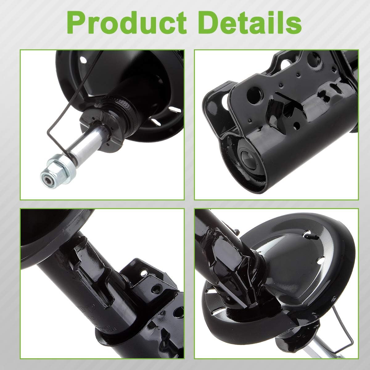 SCITOO Front Shocks Set of 2 for Cobalt, Shocks Absorbers and Struts Fits 2005 2006 2007 2008 2009 2010 for Chevy Cobalt,2006 2007 2008 2009 2010 2011 for Chevy HHR,2007 2008 2009 for Pontiac G5