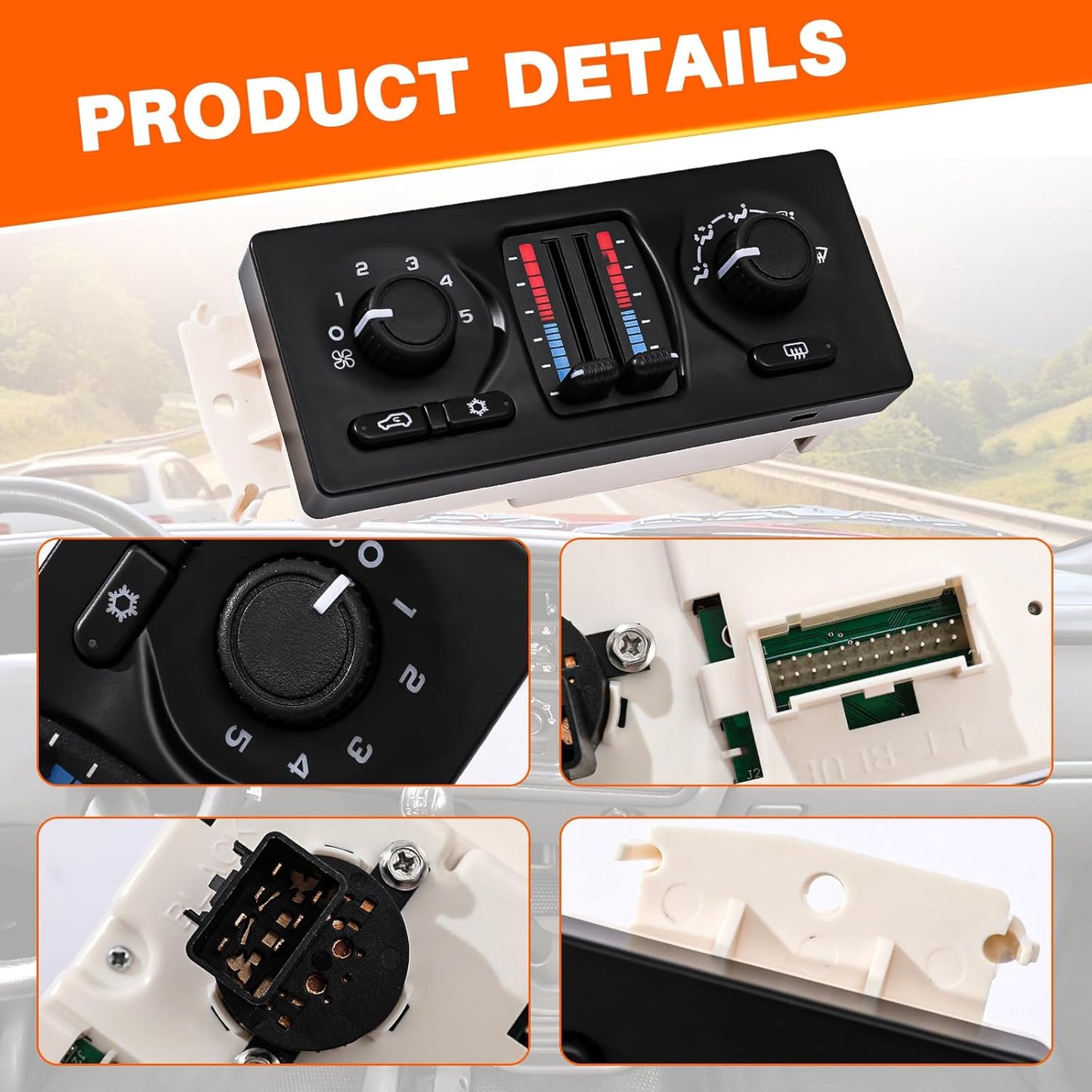 599-210XD Climate Control Module AC Climate Control Panel compatible with 2003-2007 Chevy GMC Buick Cadillac Isuzu Saab Vehicle - Silverado Tahoe Suburban Avalanche Trallblazer Sierra Envoy Yukon 9-7X