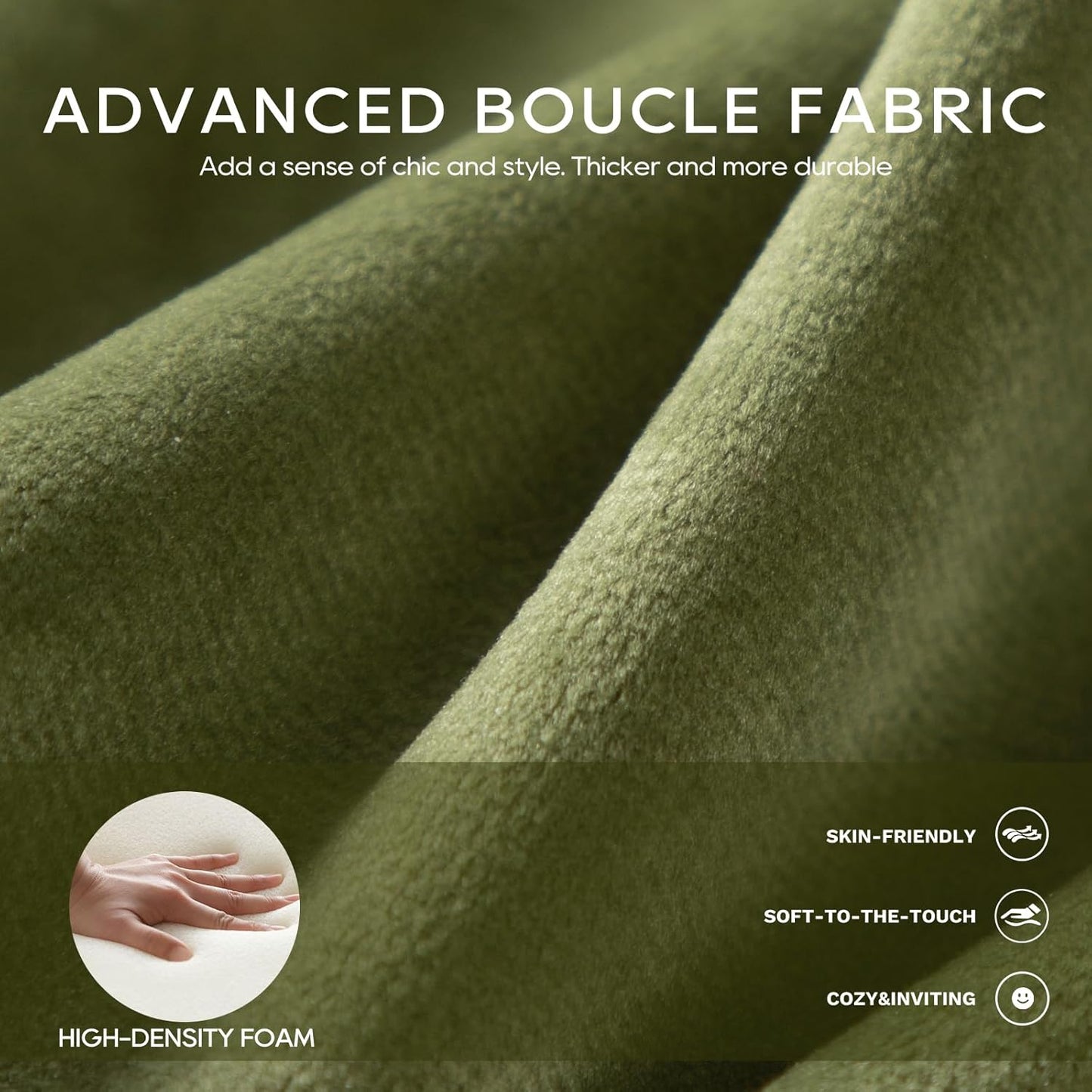 COLAMY Modern Velvet Accent Chair Set of 2, Upholstered Barrel Chairs, Comfy Side Arm Chairs with 3 Legs for Living Room, Bedroom, Reading, Green