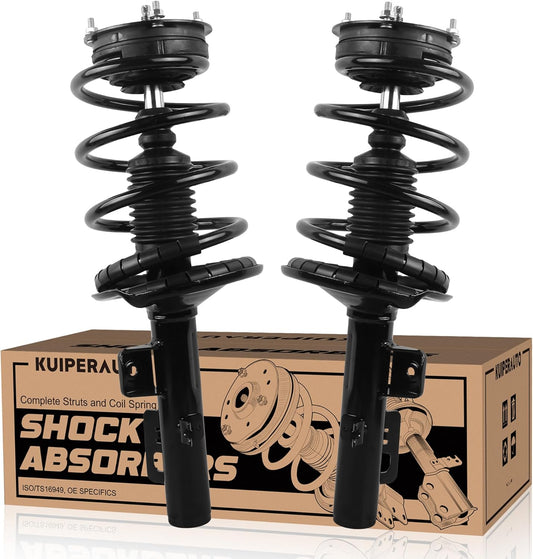 172614 172615 Complete Front Struts Coil Spring Assembly Compatible for 2005-2007 Ford Five Hundred/Mercury Montego FWD Front Pair Set Replacement Shock Absorbers