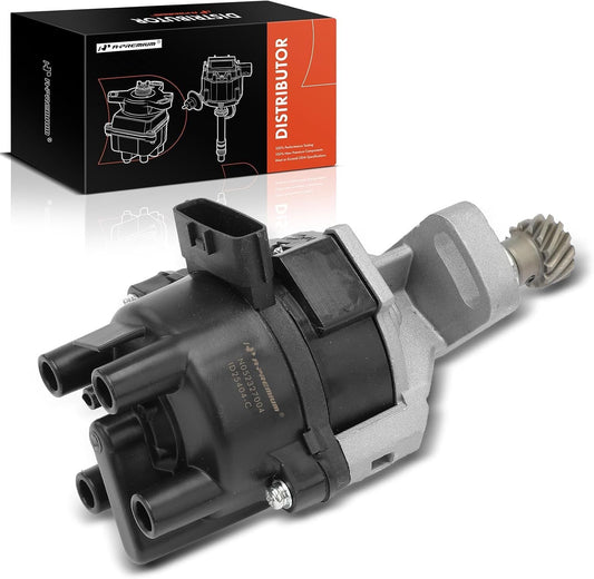 A-Premium Ignition Distributor with Rotor Compatible with Chevrolet Tracker 1998-1998 & Geo Tracker 1996-1997 & Suzuki Sidekick 1996-1998, X-90 1996-1998 & Pontiac Sunrunner 1996-1997, 1.6L