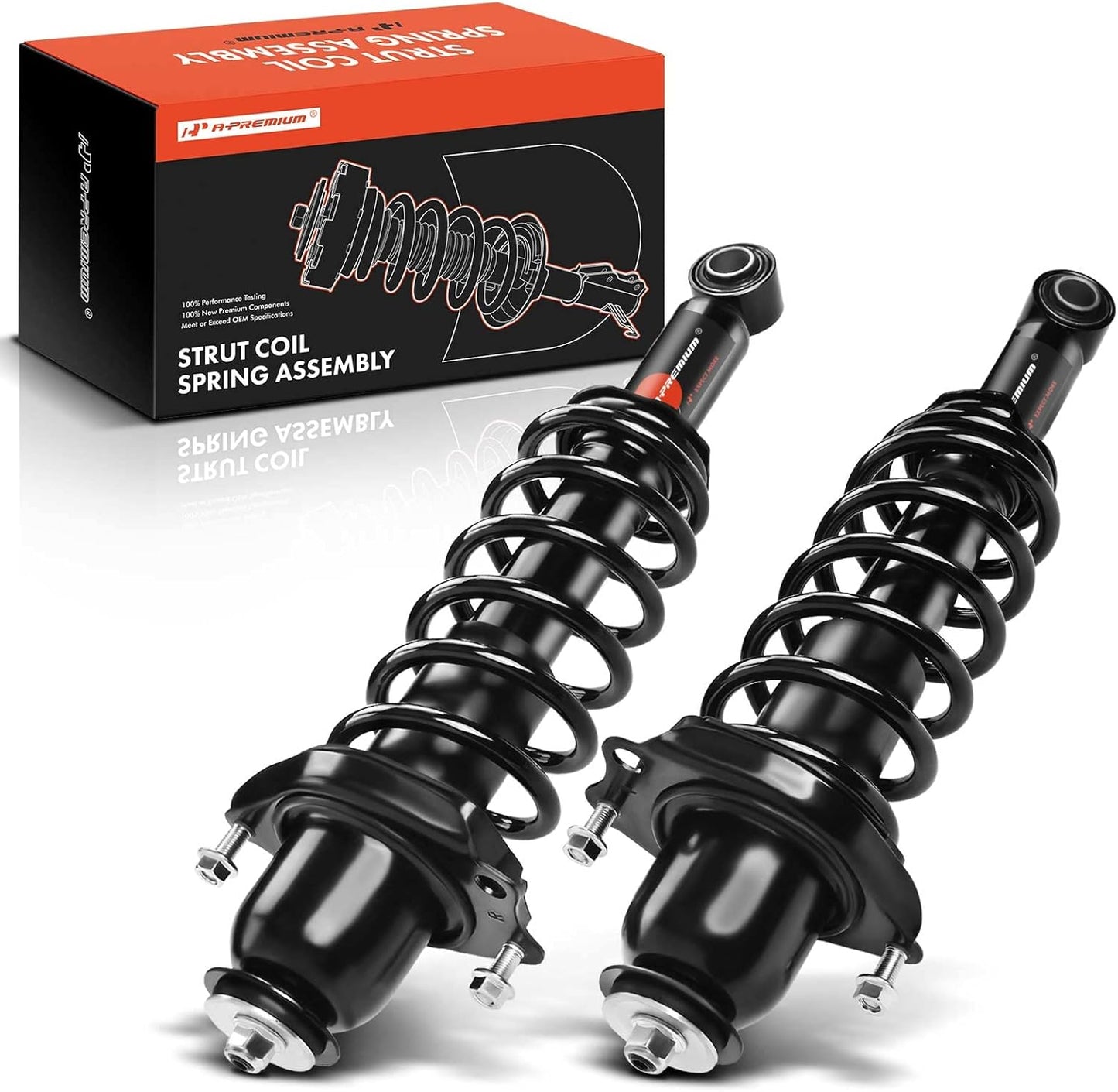 A-Premium Front Complete Strut w/Coil Spring Assembly Shock Absorber Compatible with Toyota Corolla 2003-2008