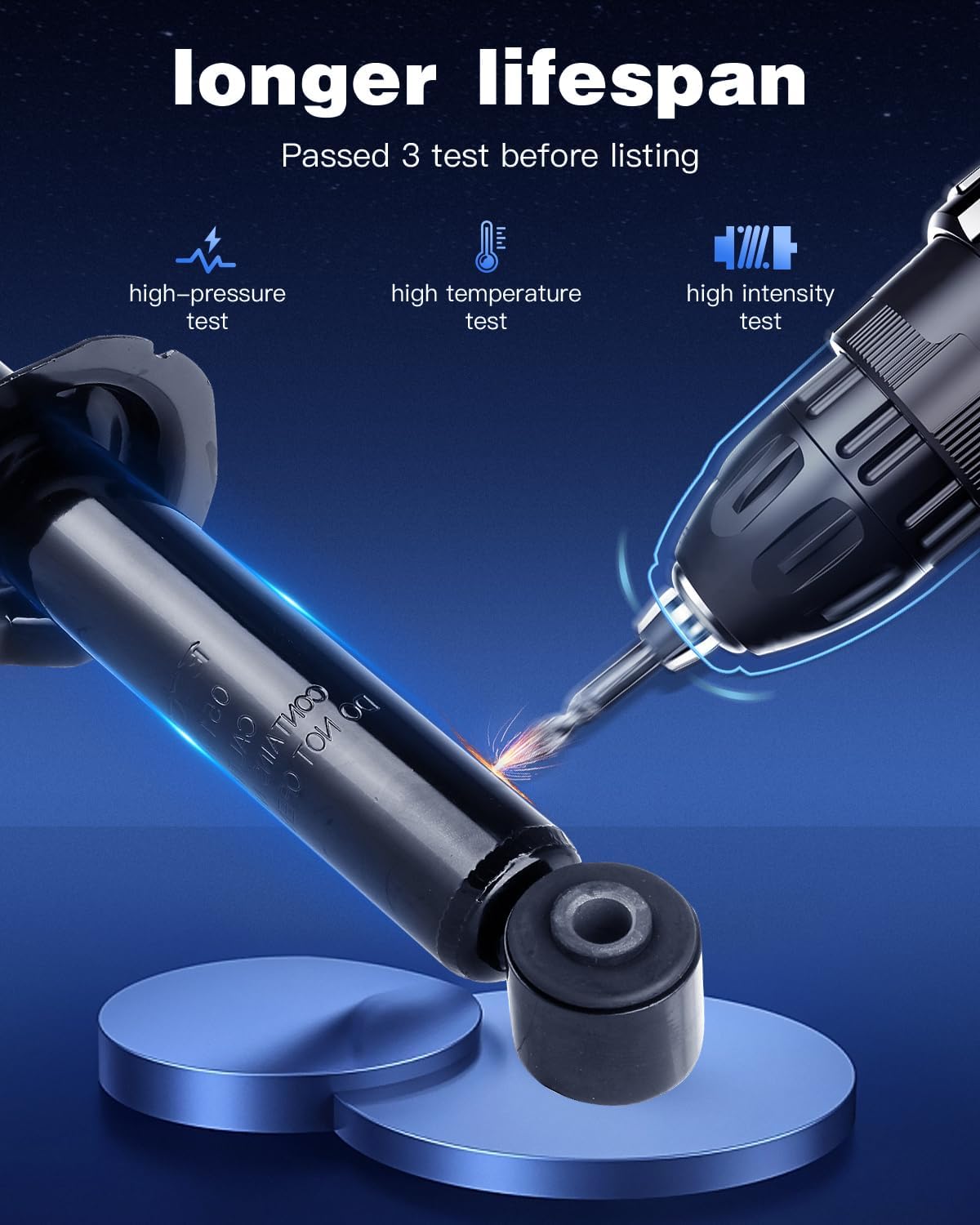 Set of 4 Shocks,ECCPP Shocks Absorbers fits 2002-2006 for Nissan Sentra Front Rear Auto Shocks with 333310 333311 341279