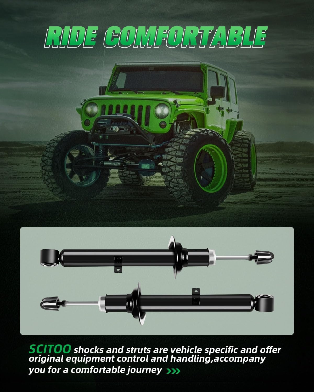 SCITOO Front Shock Absorbers Fit for Lexus IS250 2006-2013,for Lexus IS350 2006-2013 Auto Shocks 551130 39131 551131 39132 -Set of 2