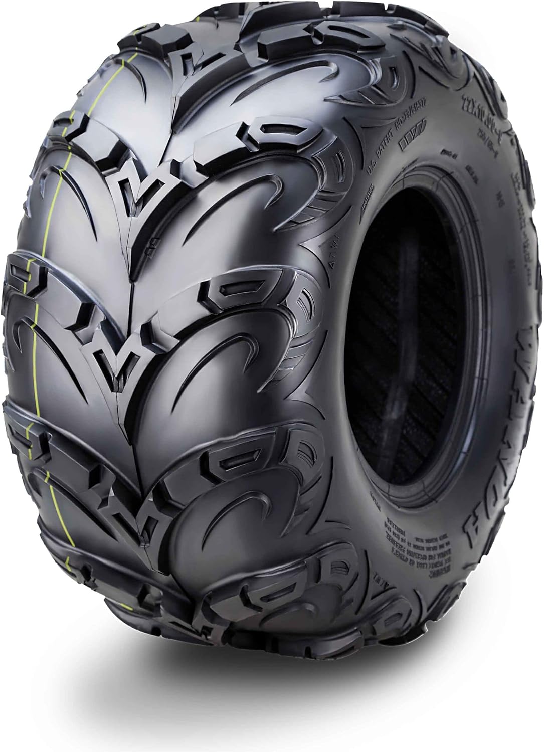 WANDA Performance 8 Ply ATV Tires 22x10-9 Mud Sling fit Honda Recon Suzuki Ozark 250, Set 2