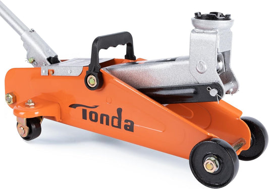 TONDA Floor Jack, 2 Ton (4,000 lb) Portable Hydraulic Car Lift Jack, Orange