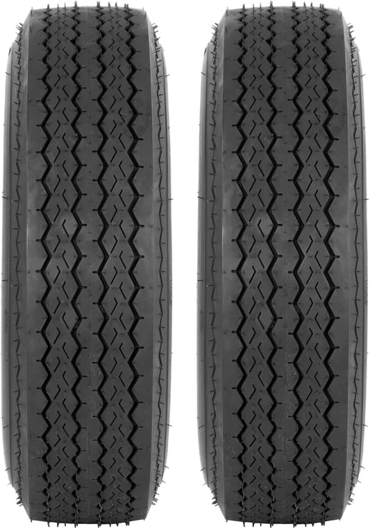 Set of 2 Hykolity Highway Boat Utility Trailer Tire 5.70-8 5.7-8, Load Range C, LRC 6PR