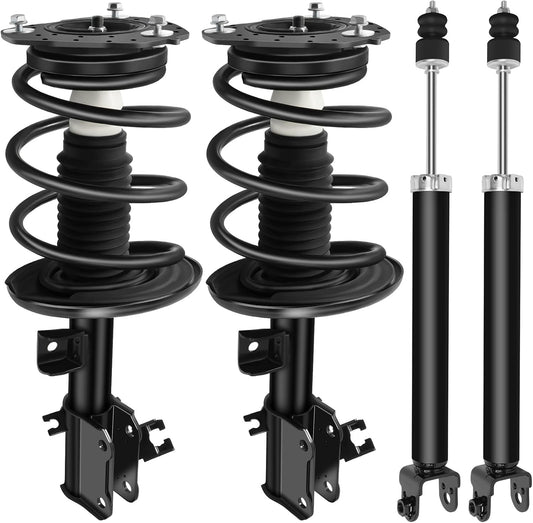 SCITOO Front and Rear Shock Absorber Assembly Fit for 2007-2012 for Nissan Altima, Complete Shock and Strut Assembly Kit Fit for 172393 182393 349075 4PCS
