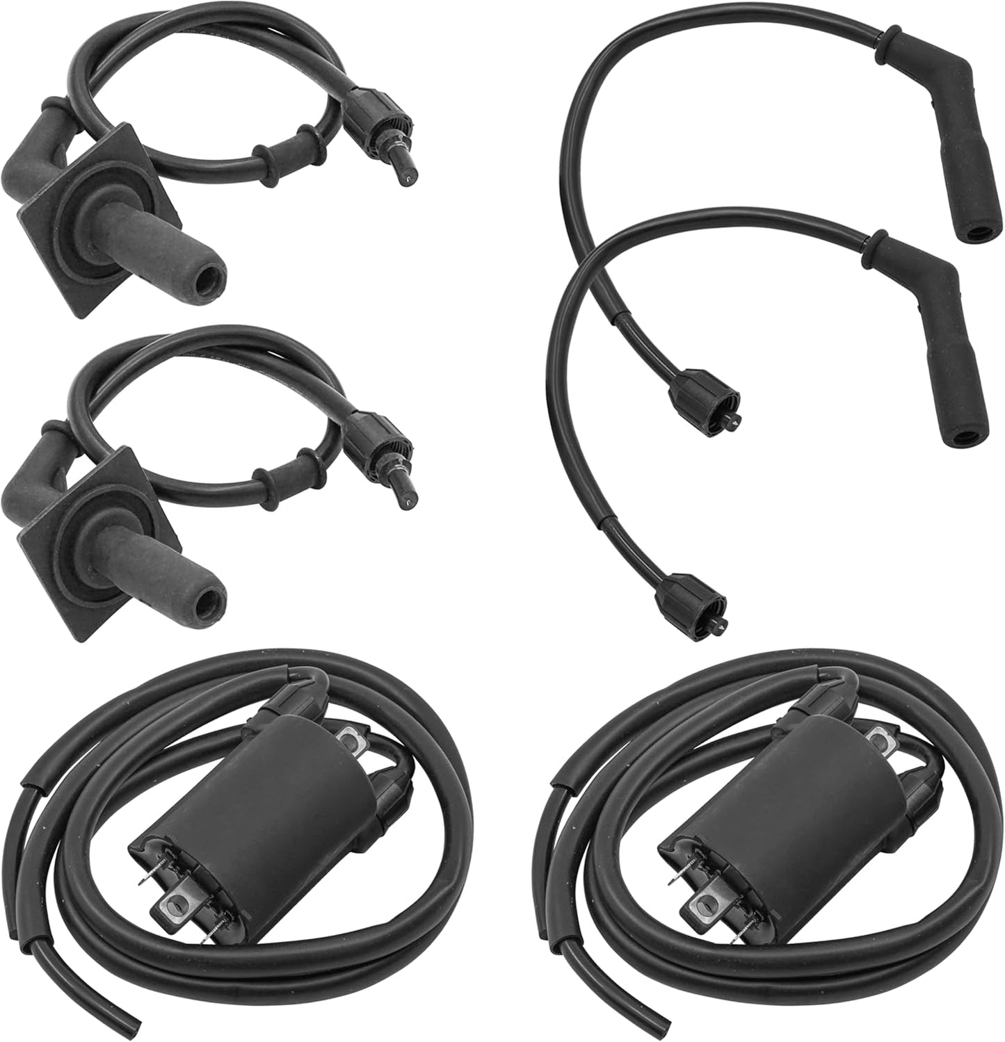 Caltric Ignition Coil and Cap Compatible with Honda Shadow Sabre 1100 VT1100 1995-2007 \/ Shadow Spirit 1100 VT1100 2001-2007\/30753-MM8-770