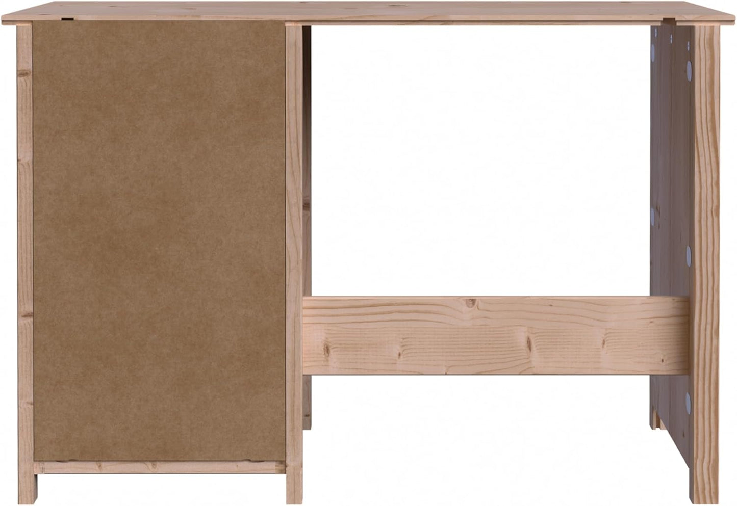 Compact Pine Desk with Drawers – Solid Wood Study Table for Kids and Adults