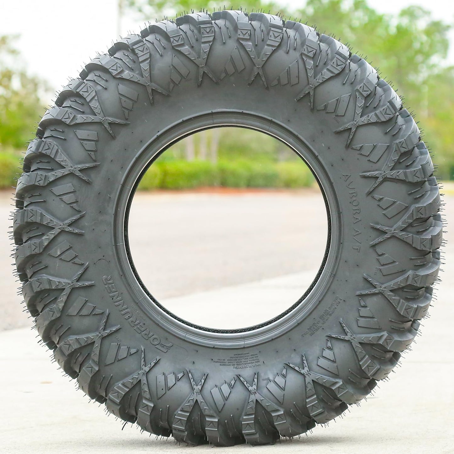 Forerunner Aurora A/T ATV UTV All-Terrain Off-Road Radial Tire-30x10.00R14 30x10R14 30x10x14 79J Load Range 8 Ply BSW Black Side Wall