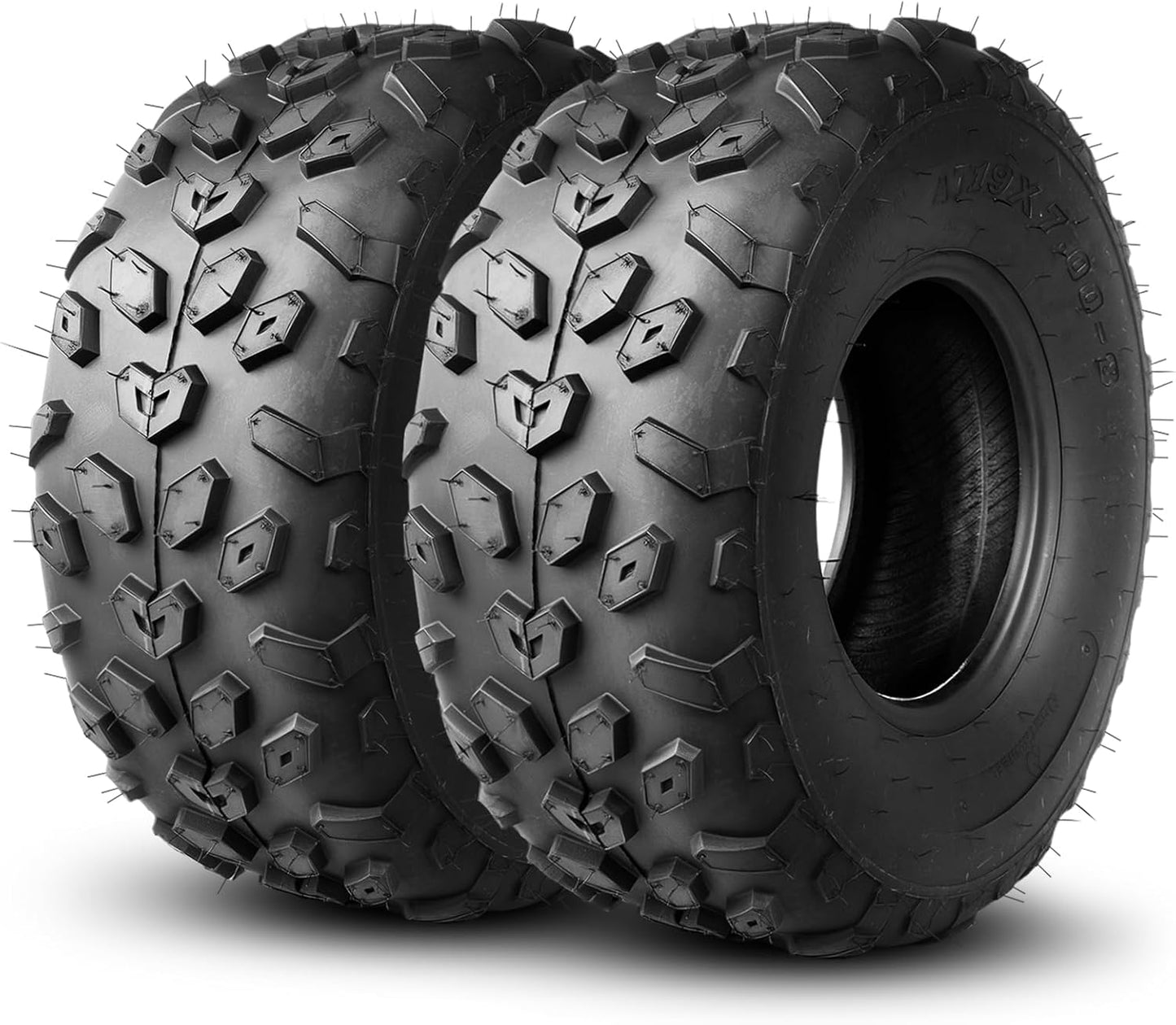 TRIPOWER ATV UTV Tires 25x8-12 & 25x10-12 All Terrain Trail Sand Mud Off-Road Tires, 6 Ply Tubeless Full Set of 4