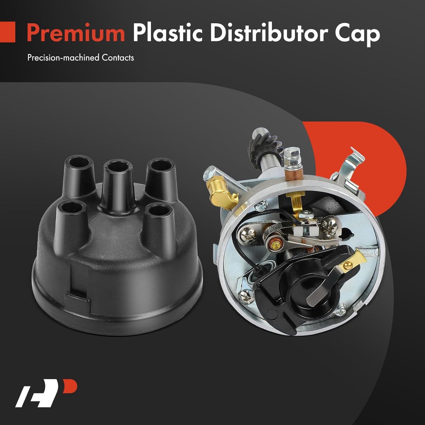 A-Premium Ignition Distributor with Cap and Rotor Compatible with Ford 2N 8N 9N Tractors
