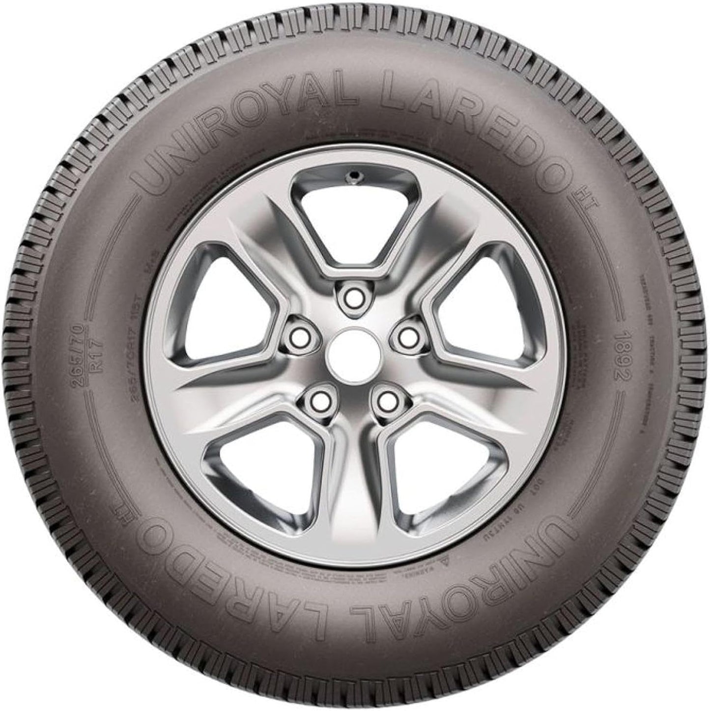 Uniroyal Laredo HT Car Tire for Light Trucks, SUVs, and Crossovers - 255/65R17 110T
