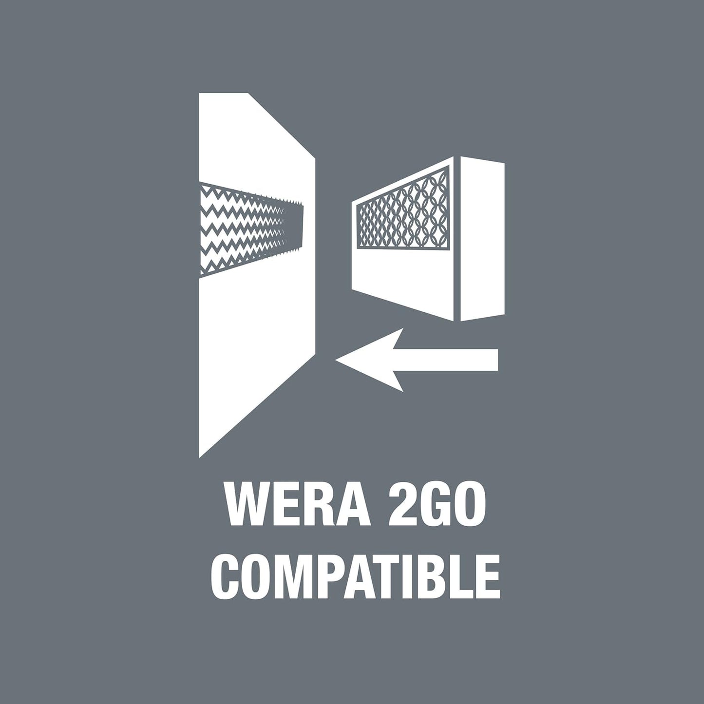 Wera 05004357001 Wera 2go 2 XL Tool Container, 2 pieces, Black