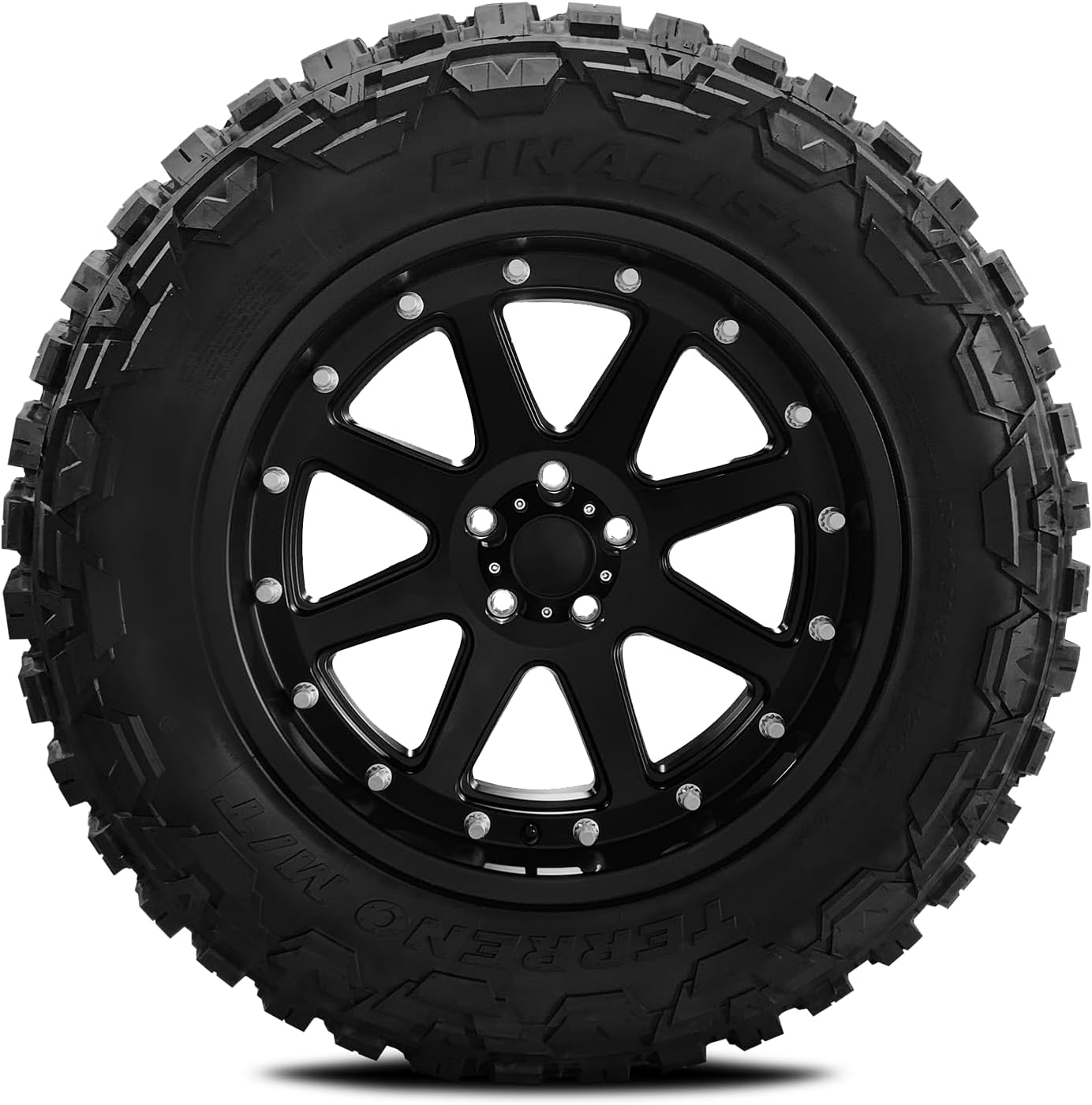 Set of 4 (FOUR) Finalist Terreno M/T LT285/70R17 10 Ply 121Q Load Range E SUV Light Truck Mud Terrain Tire 285/70R17 MT-Includes Road Hazard Warranty (Tire Only)