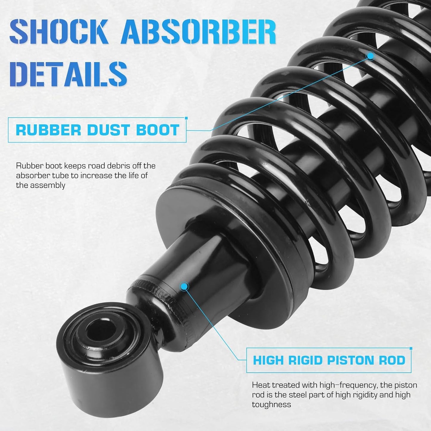 171346 Front Struts Coil Spring Compatible with 2003-2011 Ford Crown Victoria/Lincoln Town Car Sedan/Mercury Grand Marquis, Shock Absorbers - [w/o Taxi & Police Package, w/o Commercial Chassis]
