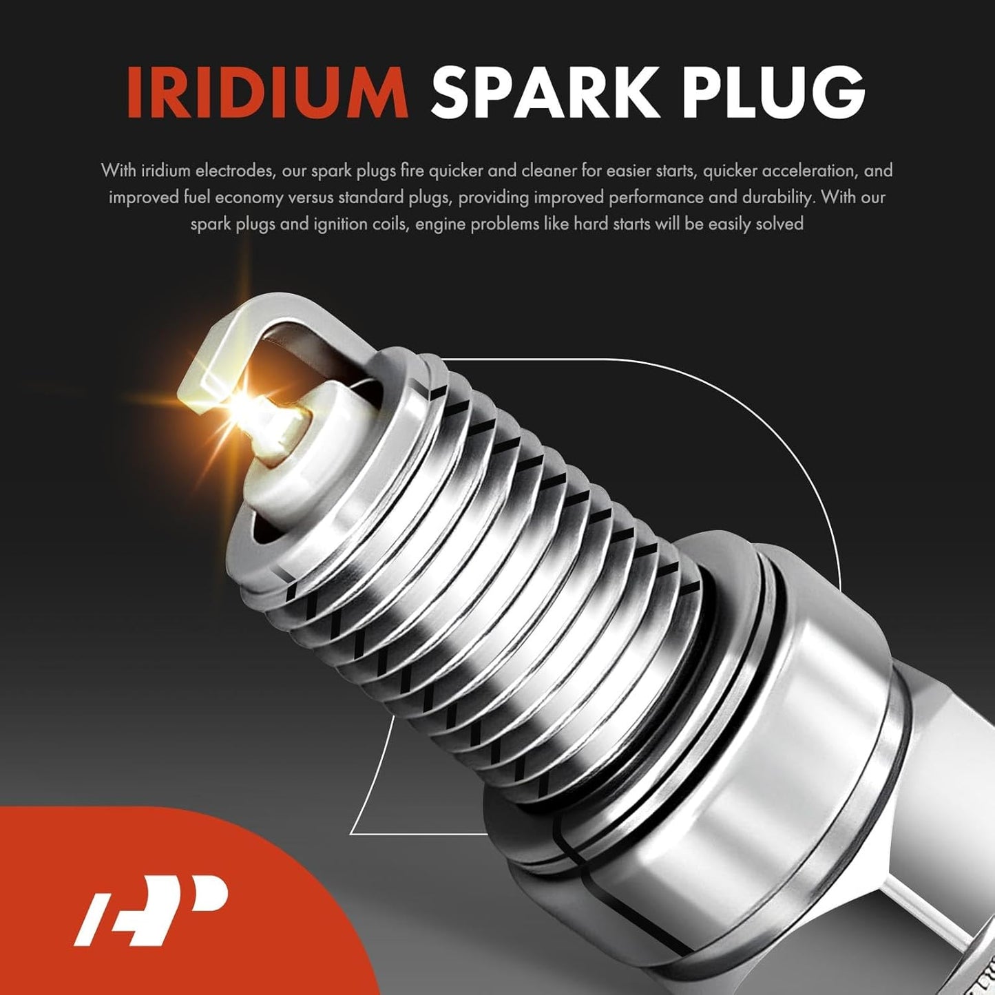 A-Premium +3x Ignition Coil Pack and 6x Iridium Spark Plugs Compatible with Mitsubishi Montero 1997-2002, Montero Sport 1999-2004, 3.0L 3.5L