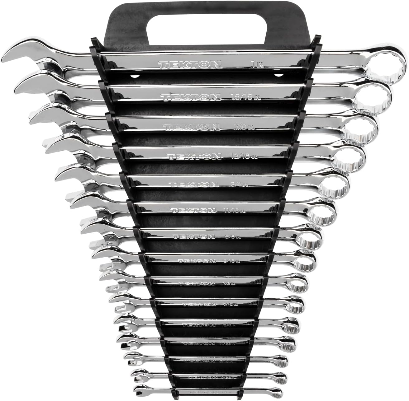 TEKTON Combination Wrench Set with Modular Organizers, 46-Piece (1/4-1-1/4 in., 6-32 mm) | WCB95303
