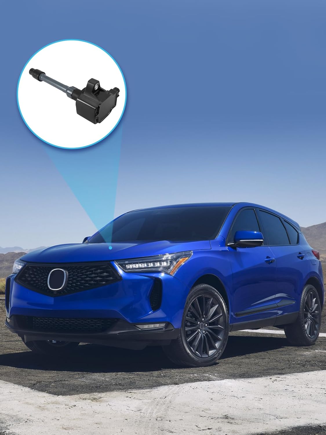 Set of 4 UF781 Ignition Coil Pack (1.5L 2.0L) 2016-2023 For Acura RDX TLX,For Honda Accord CR-V Civic,Replace # GN10886 CM11-124A CM11124A 30520-59B-013 3052059B013 3052059B023 95660 49183