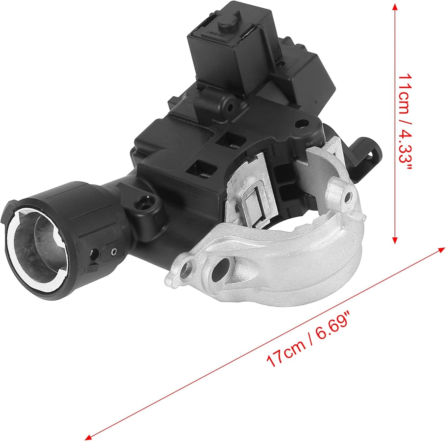 X AUTOHAUX 9L8Z-3511-A Ignition Lock Housing Flange Replacement for Ford Escape 2008-2010 for Focus 2008-2011 for Mercury Mariner 2008-2011 989-019