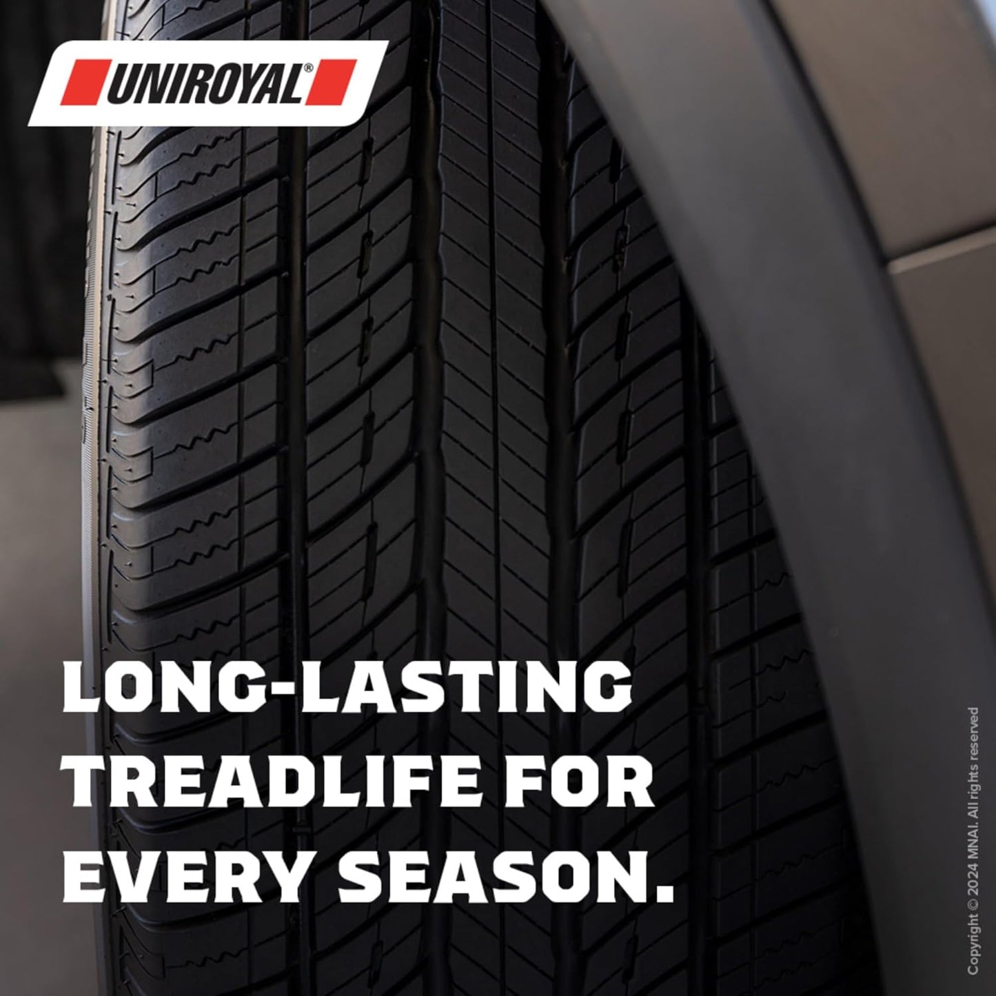 Uniroyal Tiger Paw Touring A/S All Season Car Tire for Passenger Cars and Minivans - 245/60R18 105V