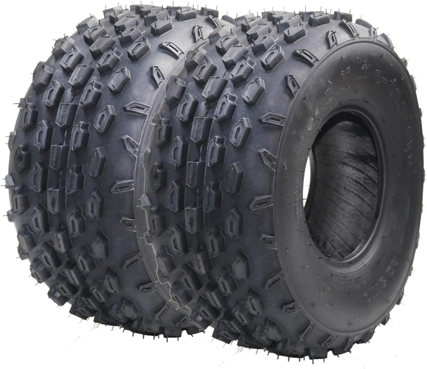 set of 2 atv tires All Terrain Tires atv tires 16X8-7(200/55-7) 4PR Tubeless, street tires go kart tires