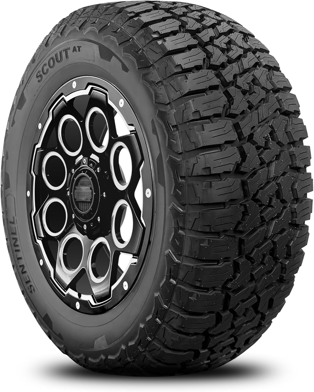Sentinel SCOUT AT All Terrain SUV Tire – 265/70R17 115T (Includes Road Hazard Warranty) –265/70/17 Tire Only