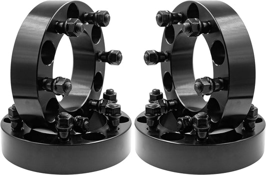 Wheel Accessories Parts 4 Pcs Wheel Spacers Adapters 6x5.5 6x139.7mm 1.50 Inch Thick 108mm Hub M12 1.5 12x1.5 Thread Stud Fits 2004-12 Chevy/GMC Colorado Canyon 1995-2023 Toyota Tacoma 2000-06 Tundra