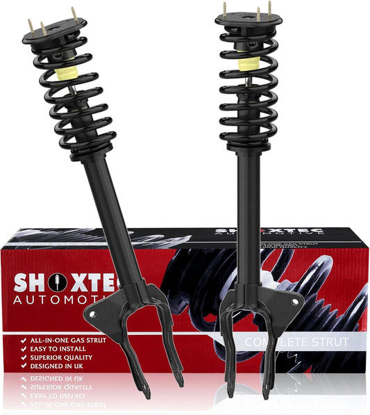 Shoxtec Front Complete Strut Assembly Replacement For 2016-2021 Jeep Grand Cherokee V6 3.6L; AWD; Exclude Load Leveling Suspension Repl No. 1345906L, 1345906R