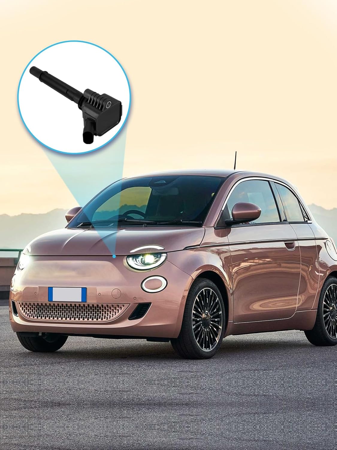 Set of 4 UF673 Ignition Coil Pack (1.4L L4) For Fiat 500 2012-2017,For Dodge Dart 2013-2016,Replace # C1828 68081914AC 68081914AB 68081914AA UF-673