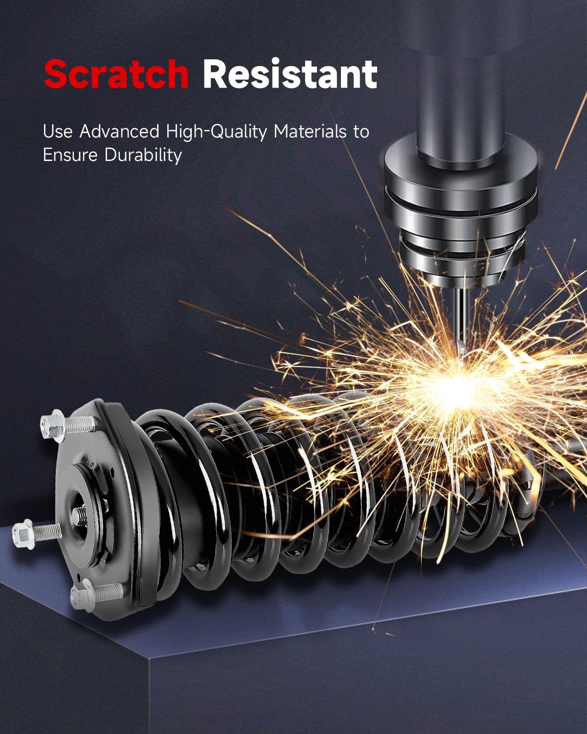 cciyu Front Complete Struts shock and Struts Fits for 2001 2002 2003 2004 2005 2006 for Lexus LS430 11690 Quick Struts Assembly -2PCS