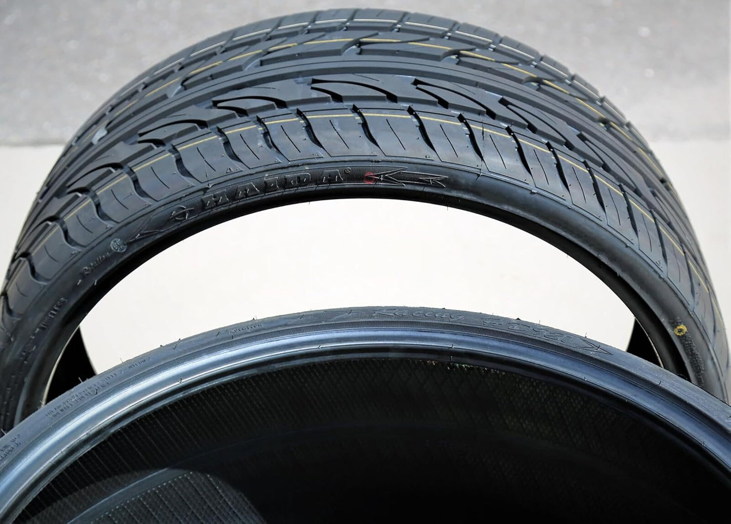 Set of 4 (FOUR) Haida Racing HD921 Summer Passenger Car High Performance Radial Tires-295/25R22 295/25ZR22 295/25/22 295/25-22 97W Load Range XL 4-Ply BSW Black Side Wall UTQG 420AA