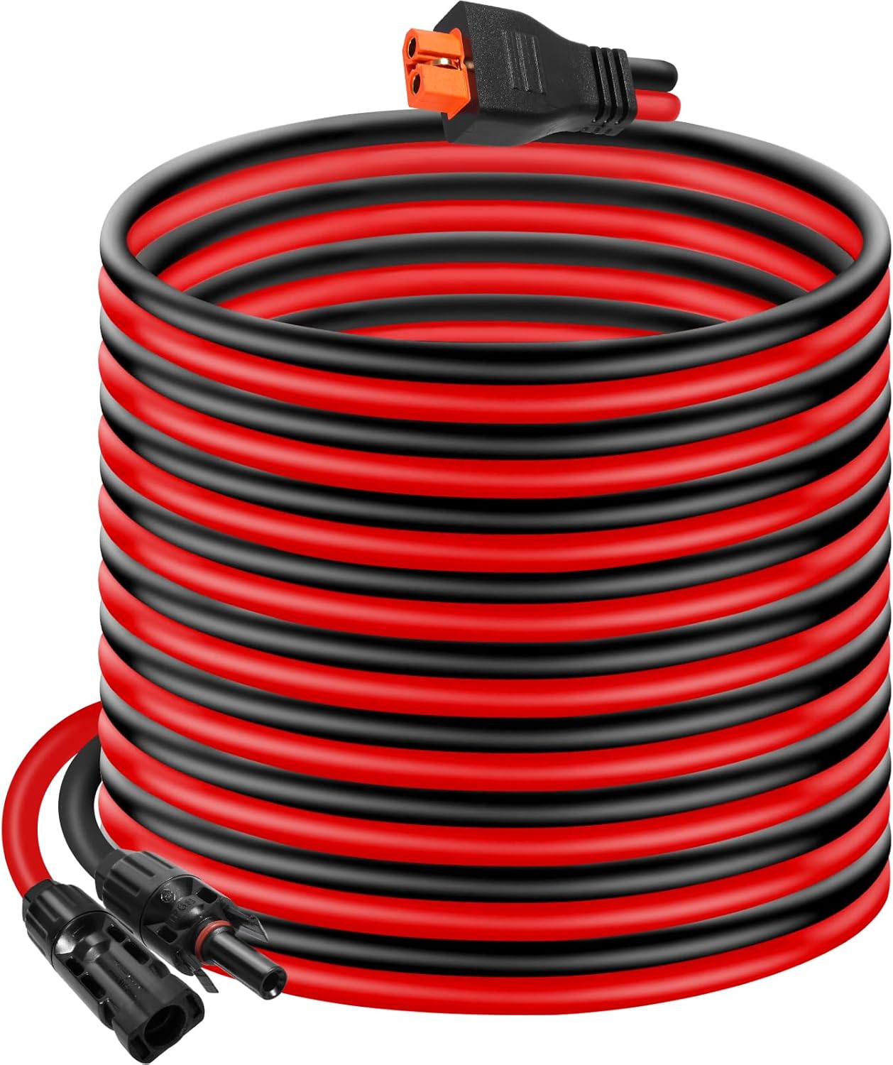 10AWG Tinned Copper Wire XT60i to Solar Panel Connector Extension Cable 35FT – Heavy-Duty Solar to XT60i Cable for RC Batteries, Drones, Solar Power Systems, and Renewable Energy Applications